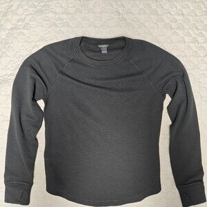 Eddie Bauer women's long sleeve, dark gray, size small